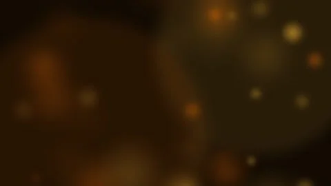 Cinematic golden bokeh background with floating particles Stock Footage 344953697