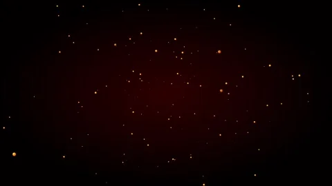 Cinematic Golden Dust Particles Floating on Dark Background Stock Footage 345285895