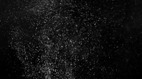 Cinematic Grey Ash Specks for Video Overlay Stock Footage 322561408
