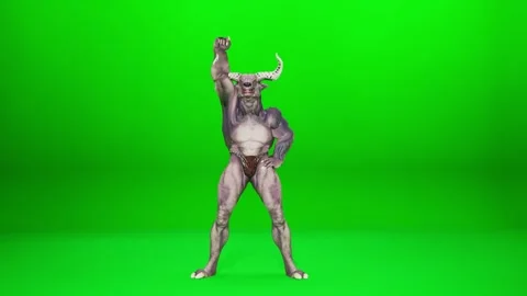 Cinematic Hell Beast Movement Slow Motion 60fps Stock Footage 320606668