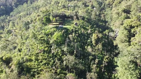 Cinematic hill drone view Stock Footage 207943914