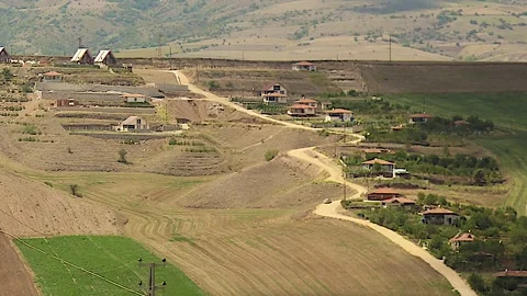 Cinematic hills background Stock Footage 165370371