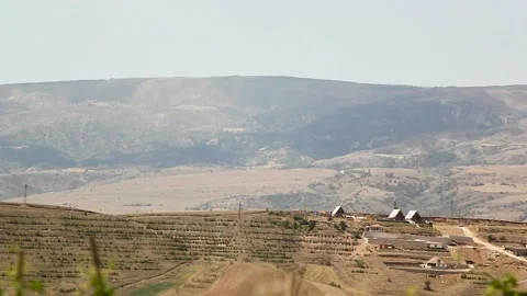 Cinematic hills background Stock Footage 165370606