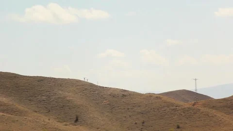 Cinematic hills background Stock Footage 165370845