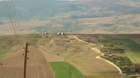 Cinematic hills background Stock Footage 165378708