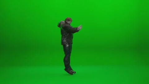 Cinematic Humanoid Shark Dance Performance Видео 324553065