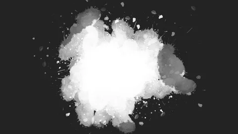 Cinematic Ink Splatter Animation Stock Footage 212605562