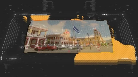 A cinematic intelligence briefing map for piracy. Great for intelligence Stock Footage 331113778