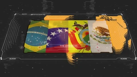 A cinematic intelligence briefing map for piracy. Great for intelligence Stock Footage 331114907