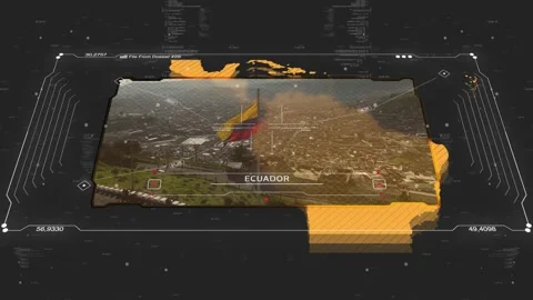 A cinematic intelligence briefing map for piracy. Great for intelligence Stock Footage 331159265