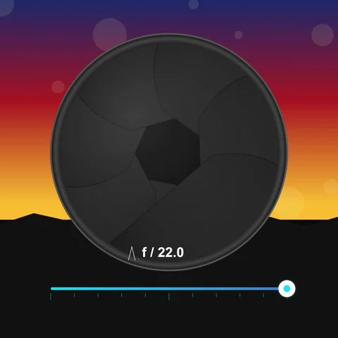 Cinematic lens aperture abstract background focusing on visual depth and ph.. Stock Footage 344776799