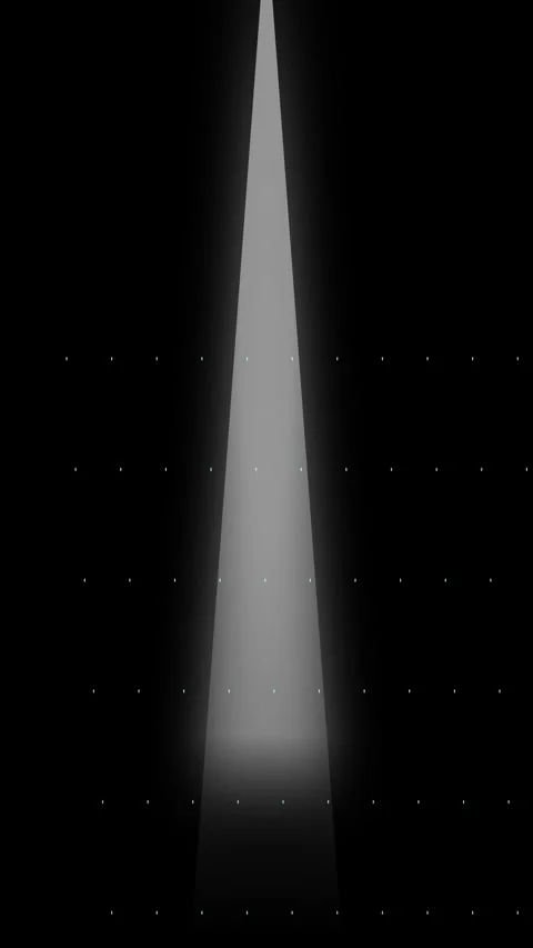 A Cinematic Light Beam featuring a vertical Vídeos de archivo 336367868