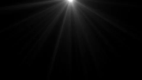 Cinematic Light Flares | Sun Ray Glow Effects Isolated on Black Stock Footage 323505384