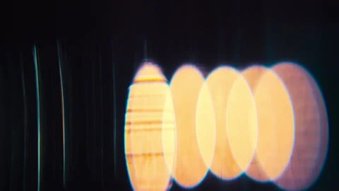Cinematic Light Leak Overlay with Glowing Bokeh Video stock 336560845