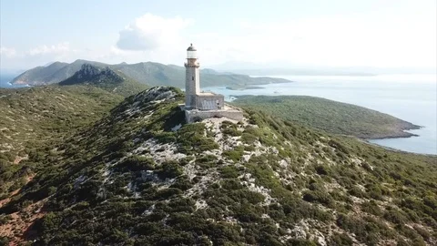 Cinematic Lighthouse Stock Footage 125550971