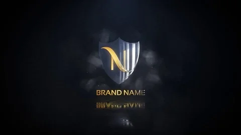 Cinematic Logo Reveal After Effects stock