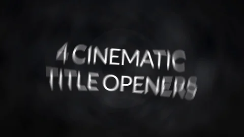 Cinematic Logo Title Openers Template  After Effects	Stock