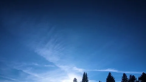 Cinematic Look at the Sky Stockbeeldmateriaal 84711174