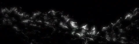 Cinematic Monochrome Particle Flow Stock Footage 340962994