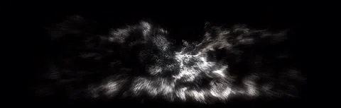 Cinematic Monochrome Particle Flow Stock Footage 340964358