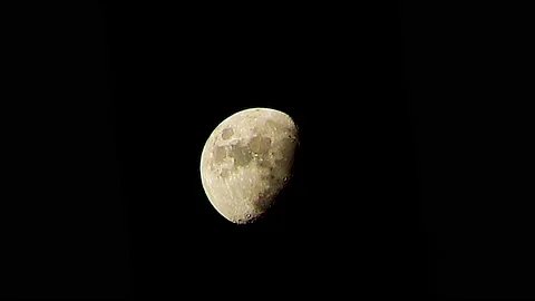 Cinematic moon Stock Footage 165365679