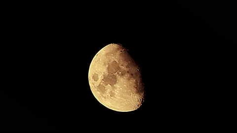 Cinematic moon Stock Footage 165365728