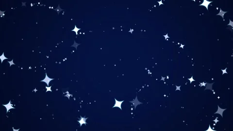 Cinematic motion background with glowing stars loop Video stock 344809634