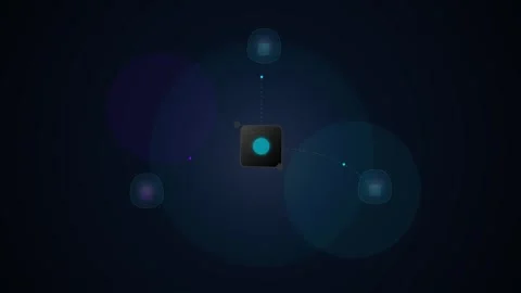 Cinematic Multi-Cloud Infrastructure Visualization with Graphite Node and T.. 動画素材 346611366