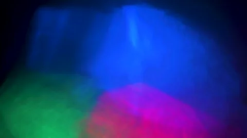 Cinematic Multicolor Light Leaks and Soft Bokeh Overlay Effect Stock Footage 325454134