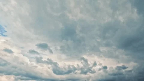 Cinematic Nature Sky Blue Clouds Stock Footage 339937920