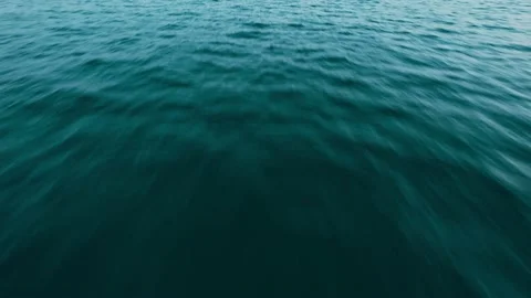 Cinematic, opening drone shot of sea waters. Stock Footage 161084053