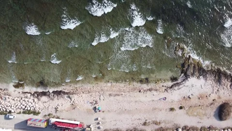 Cinematic overhead 4K drone clip over th... | Stock Video | Pond5