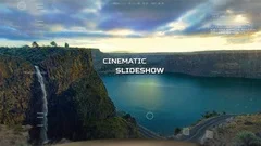 Cinematic Parallax (digital epic and glitch photo slideshow) Stock After Effects