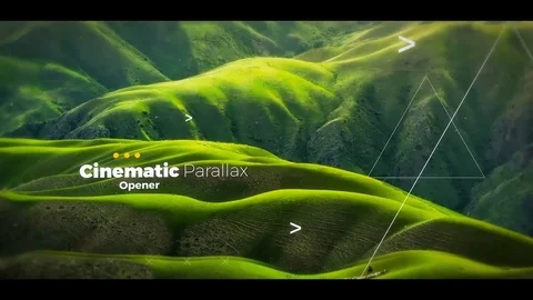 Cinematic Parallax Opener Catálogo de After Effects