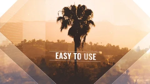 Cinematic Parallax Slideshow After Effects stock