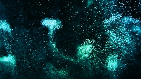 Cinematic Particles In Motion, Abstract Background Stock Footage 151739080