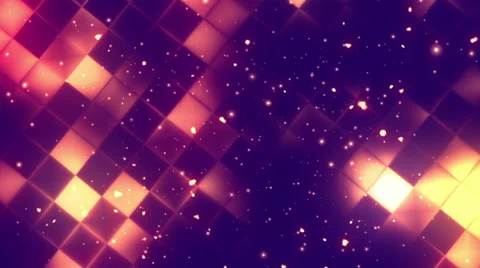 Cinematic Party Lights Boxes Loopable Background Stock Footage 61682409