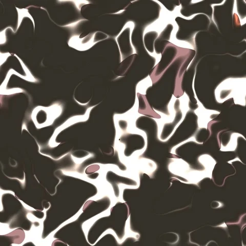 Cinematic radiant magnetic fluid pattern loop with brown and white from coffee c Vídeo Stock 338383927