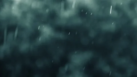 Cinematic rainy background. Raindrops falling Stock Footage 340099484