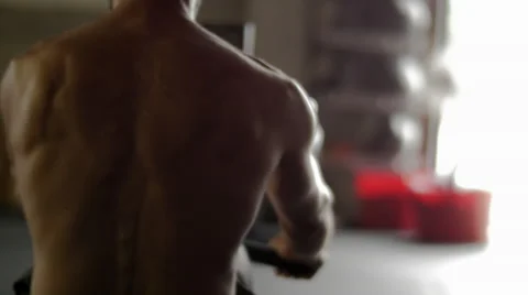 Cinematic Rear View of Rowing 3 Stock Footage 42237172