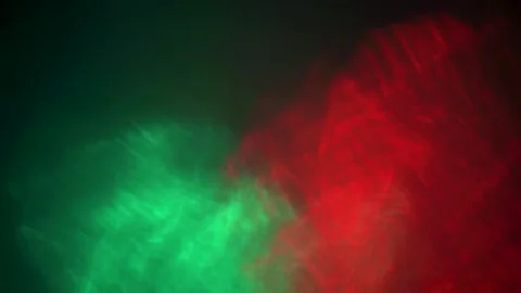 Cinematic Red and Green Colored Smoke Overlay Effect Stock Footage 325533658