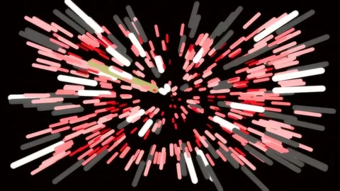Cinematic red and white abstract glow particle explosion background VFX Stock Footage 342205161