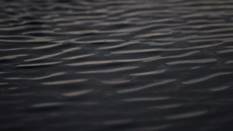 Cinematic Ripples on Surface of pool at sunrise Textures B Roll Stock Footage 288038663