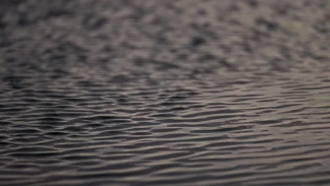 Cinematic Ripples on Surface of pool at sunrise Textures B Roll Stock Footage 288038676