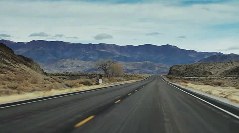 Cinematic Road Trip Stock Footage