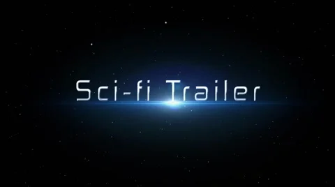 Cinematic Sci-Fi Movie Trailers and Titles Opening Credits Stock After Effects
