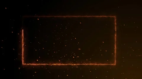 Cinematic Seamless Looping Fire Flames Burning Stock Footage 345659941