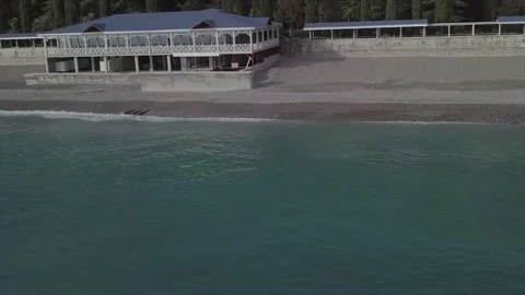 Cinematic Shooting of the Shore. Stock Footage 150107506