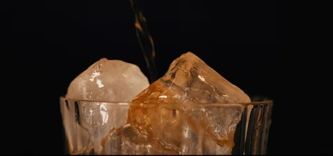 Cinematic Shot of a Bartender Making an Old Fashioned Video stock 115049629