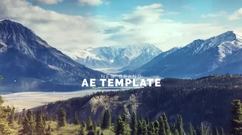 Cinematic Slideshow 스톡 After Effects